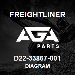 D22-33867-001 Freightliner DIAGRAM | AGA Parts