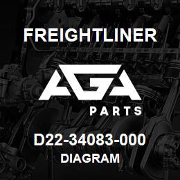 D22-34083-000 Freightliner DIAGRAM | AGA Parts