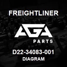 D22-34083-001 Freightliner DIAGRAM | AGA Parts