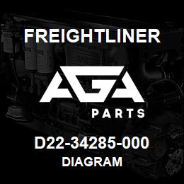 D22-34285-000 Freightliner DIAGRAM | AGA Parts