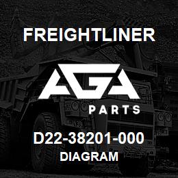 D22-38201-000 Freightliner DIAGRAM | AGA Parts