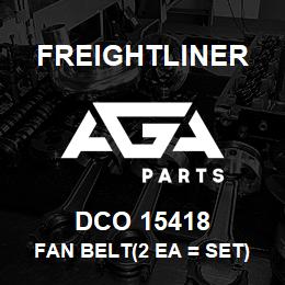 DCO 15418 Freightliner FAN BELT(2 EA = SET) | AGA Parts