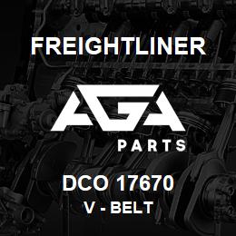 DCO 17670 Freightliner V - BELT | AGA Parts