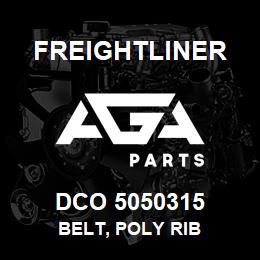 DCO 5050315 Freightliner BELT, POLY RIB | AGA Parts