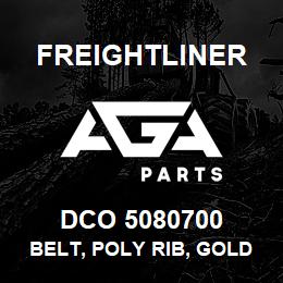 DCO 5080700 Freightliner BELT, POLY RIB, GOLD LABEL | AGA Parts