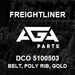 DCO 5100503 Freightliner BELT, POLY RIB, GOLD LABEL | AGA Parts