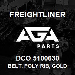 DCO 5100630 Freightliner BELT, POLY RIB, GOLD LABEL | AGA Parts