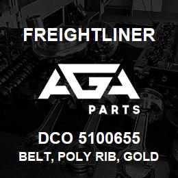 DCO 5100655 Freightliner BELT, POLY RIB, GOLD LABEL | AGA Parts