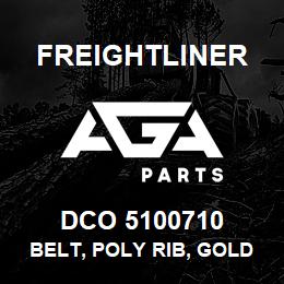 DCO 5100710 Freightliner BELT, POLY RIB, GOLD LABEL | AGA Parts