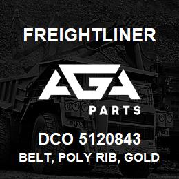 DCO 5120843 Freightliner BELT, POLY RIB, GOLD LABEL | AGA Parts