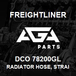 DCO 78200GL Freightliner RADIATOR HOSE, STRAIGHT 2IN X 3FT SILICO | AGA Parts