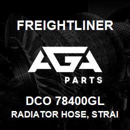 DCO 78400GL Freightliner RADIATOR HOSE, STRAIGHT 4IN X 3FT SILICO | AGA Parts