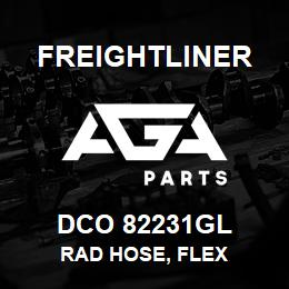 DCO 82231GL Freightliner RAD HOSE, FLEX | AGA Parts