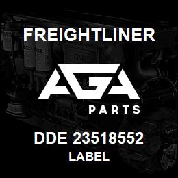 DDE 23518552 Freightliner LABEL | AGA Parts