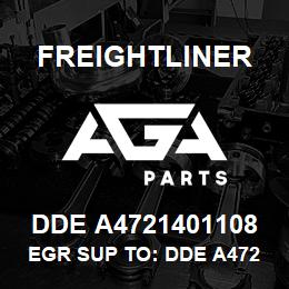 DDE A4721401108 Freightliner EGR SUP TO: DDE A4721402208 | AGA Parts