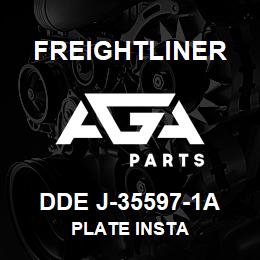 DDE J-35597-1A Freightliner PLATE INSTA | AGA Parts