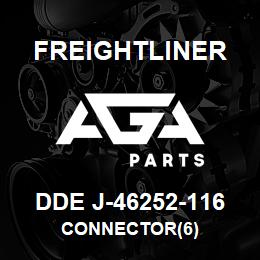 DDE J-46252-116 Freightliner CONNECTOR(6) | AGA Parts