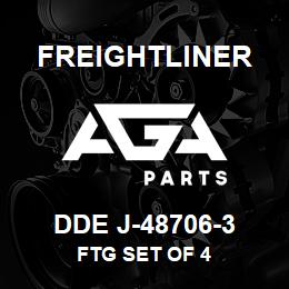 DDE J-48706-3 Freightliner FTG SET OF 4 | AGA Parts