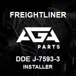 DDE J-7593-3 Freightliner INSTALLER | AGA Parts