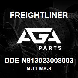 DDE N913023008003 Freightliner NUT M8-8 | AGA Parts