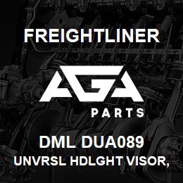 DML DUA089 Freightliner UNVRSL HDLGHT VISOR,DBLE,W/FLMS | AGA Parts