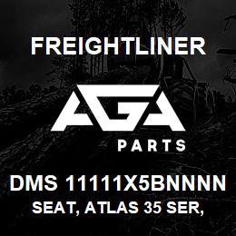 DMS 11111X5BNNNN Freightliner SEAT, ATLAS 35 SER, GRAY VL W/ARMS | AGA Parts