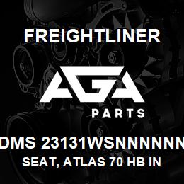 DMS 23131WSNNNNNN Freightliner SEAT, ATLAS 70 HB IN GRAY VINYL, NO ARMS | AGA Parts