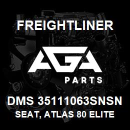 DMS 35111063SNSN Freightliner SEAT, ATLAS 80 ELITE IN RED/BLACK | AGA Parts