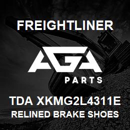 TDA XKMG2L4311E Freightliner RELINED BRAKE SHOES | AGA Parts