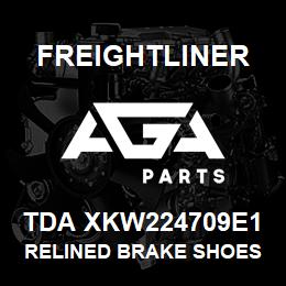 TDA XKW224709E1 Freightliner RELINED BRAKE SHOES | AGA Parts