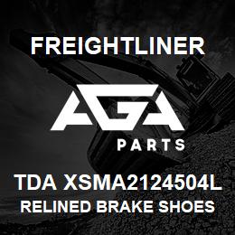 TDA XSMA2124504L Freightliner RELINED BRAKE SHOES | AGA Parts