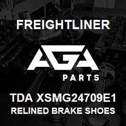 TDA XSMG24709E1 Freightliner RELINED BRAKE SHOES | AGA Parts