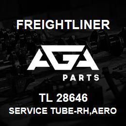 TL 28646 Freightliner SERVICE TUBE-RH,AERO,REM,CST,PANA | AGA Parts