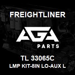 TL 33065C Freightliner LMP KIT-8IN LO-AUX LMP W/GROM, CLEAR | AGA Parts