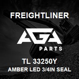 TL 33250Y Freightliner AMBER LED 3/4IN SEALED | AGA Parts