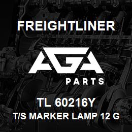 TL 60216Y Freightliner T/S MARKER LAMP 12 GRAY FLANGE | AGA Parts