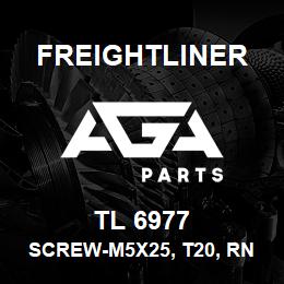 TL 6977 Freightliner SCREW-M5X25, T20, RND WSHR HD, PT | AGA Parts