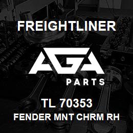 TL 70353 Freightliner FENDER MNT CHRM RH | AGA Parts