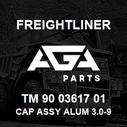 TM 90 03617 01 Freightliner CAP ASSY ALUM 3.0-9 NPSL W/6.50 CHAIN | AGA Parts