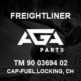 TM 90 03694 02 Freightliner CAP-FUEL,LOCKING, CHR, QTY2 | AGA Parts