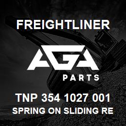 TNP 354 1027 001 Freightliner SPRING ON SLIDING RELEASE BAR FOR EGRESS | AGA Parts