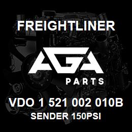 VDO 1 521 002 010B Freightliner SENDER 150PSI | AGA Parts