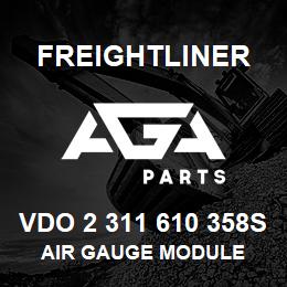 VDO 2 311 610 358S Freightliner AIR GAUGE MODULE | AGA Parts