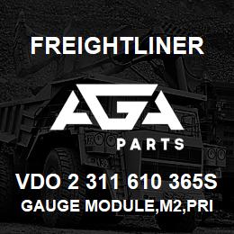 VDO 2 311 610 365S Freightliner GAUGE MODULE,M2,PRI | AGA Parts