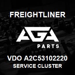 VDO A2C53102220 Freightliner SERVICE CLUSTER | AGA Parts