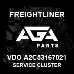 VDO A2C53167021 Freightliner SERVICE CLUSTER | AGA Parts