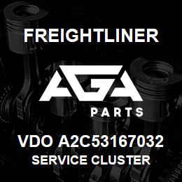 VDO A2C53167032 Freightliner SERVICE CLUSTER | AGA Parts