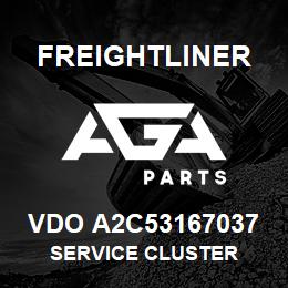 VDO A2C53167037 Freightliner SERVICE CLUSTER | AGA Parts