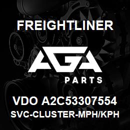 VDO A2C53307554 Freightliner SVC-CLUSTER-MPH/KPH BASIC | AGA Parts