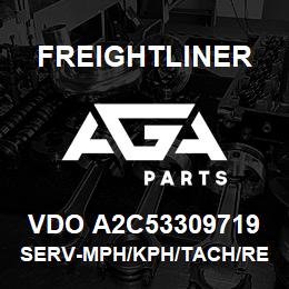 VDO A2C53309719 Freightliner SERV-MPH/KPH/TACH/RESET/TRAN/A | AGA Parts